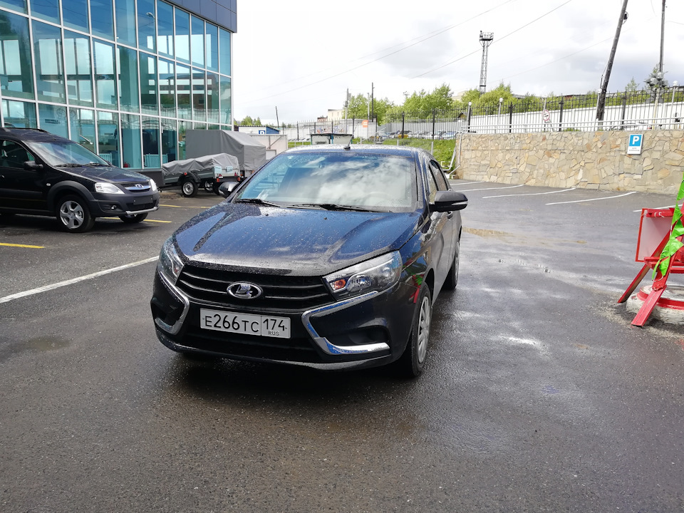 Готова моя пума, можно забирать:) — Lada Vesta (1G). Found on photo: TC174