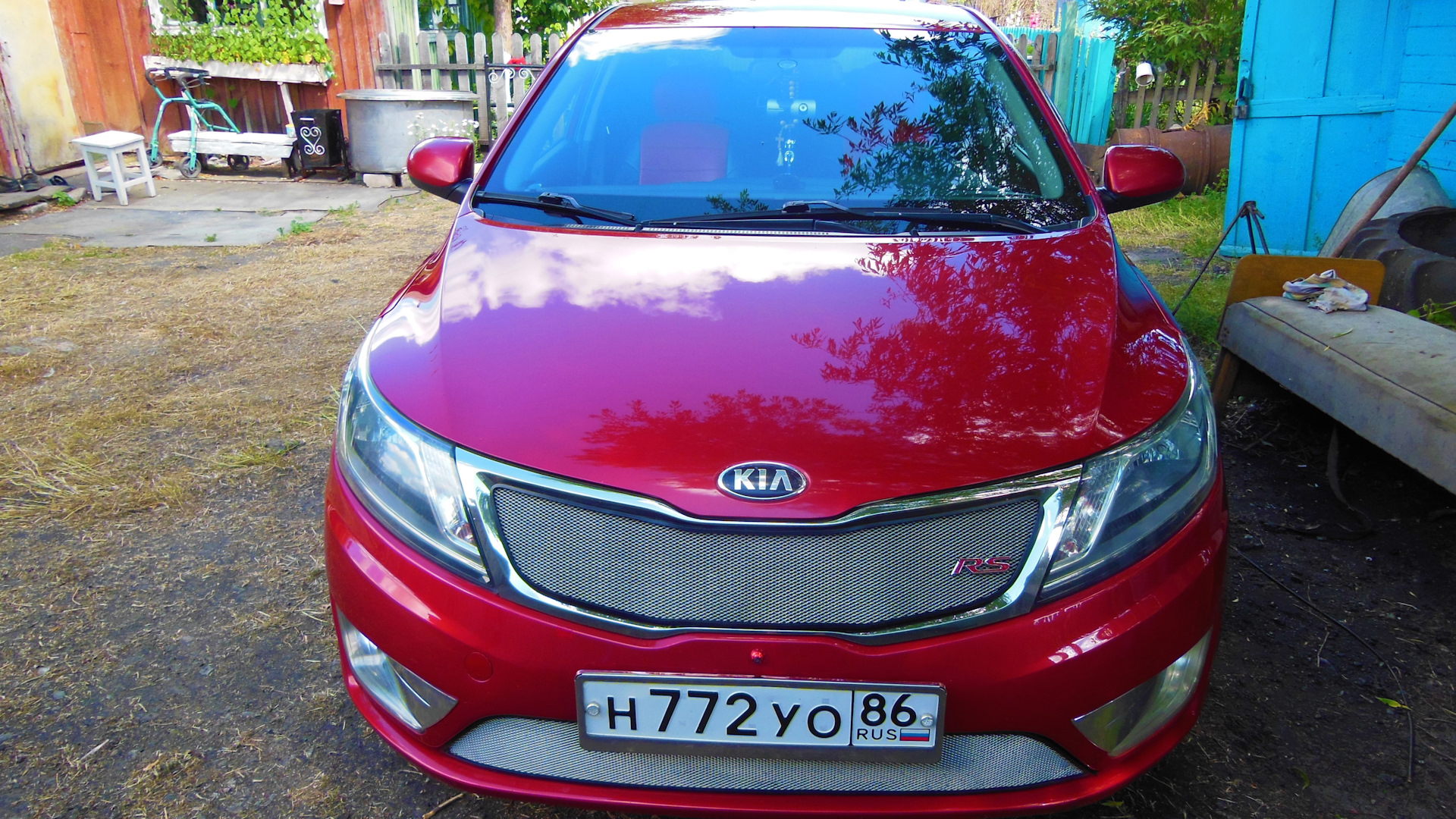 KIA Rio (3G) 1.4 бензиновый 2013 | Red Metallica на DRIVE2