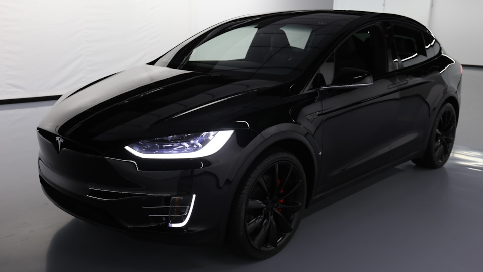 Tesla model s Black матовая