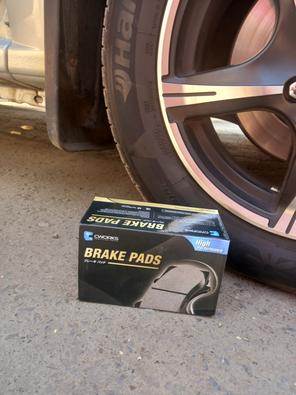 Безопасное торможение. Тормозные колодки CWORKS. — Renault Sandero 1G ...