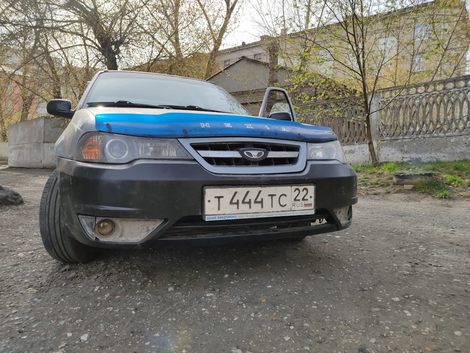 Замена переднего бампера — Daewoo Nexia (N150), 1,6 л, 2012 года ...