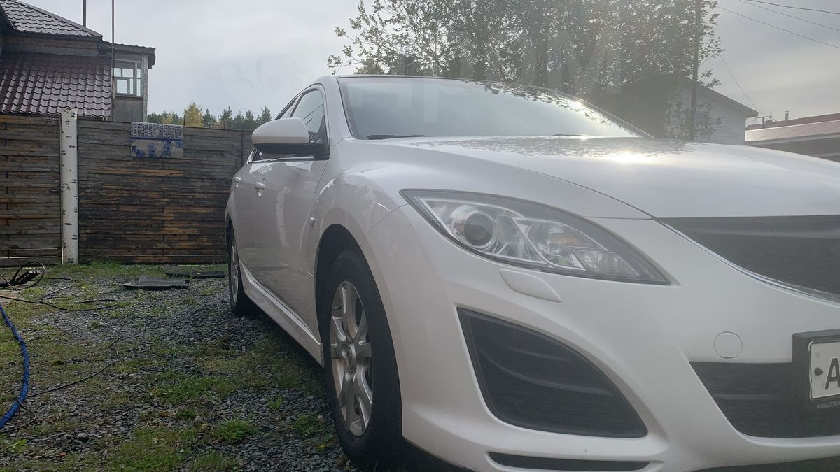 Mazda 6 (2G) GH 1.8 бензиновый 2011 | ₩hite $wan на DRIVE2