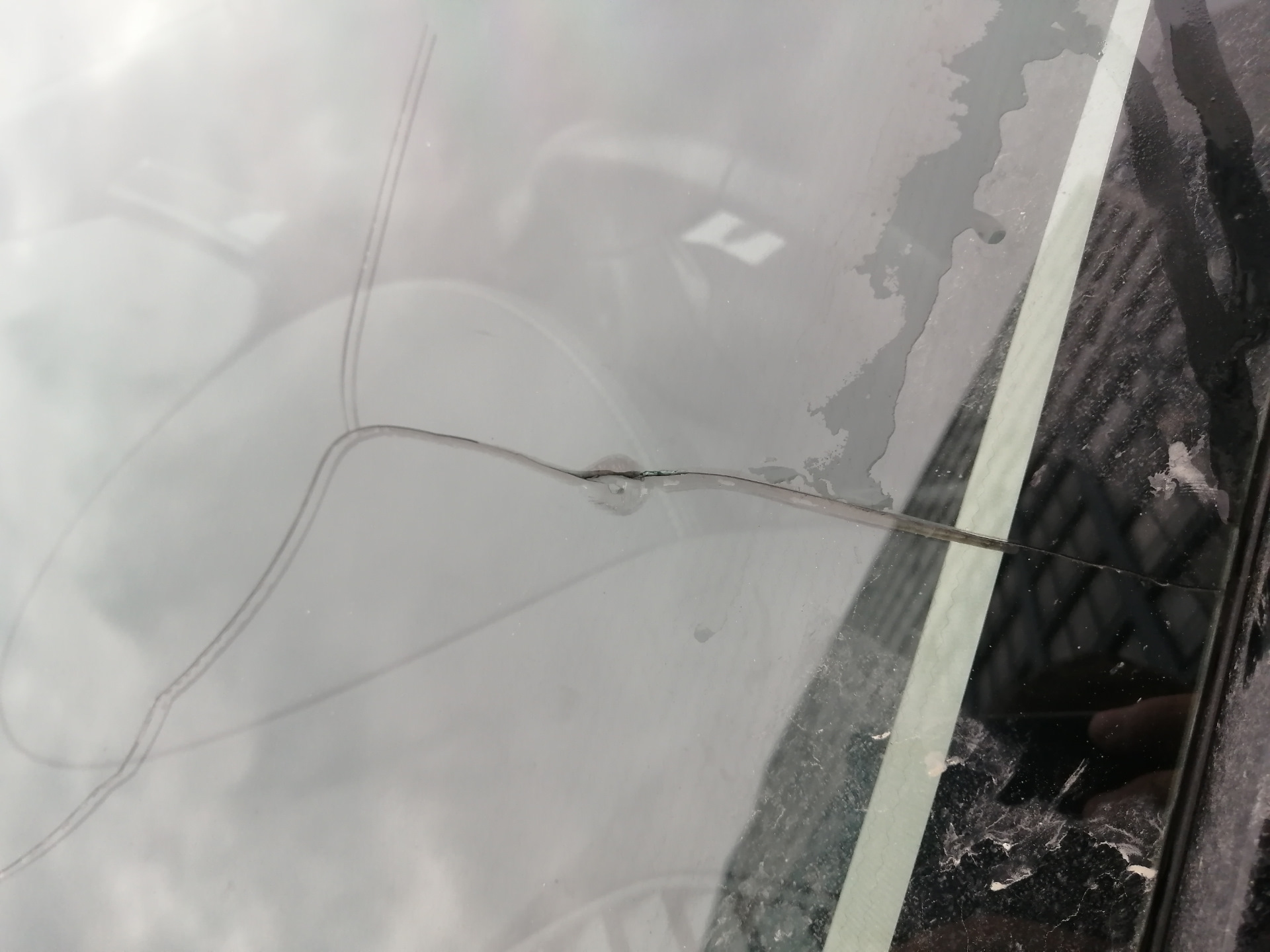 Замена ветрового стекла — Mitsubishi Outlander (3G), 2 л, 2019 года ...