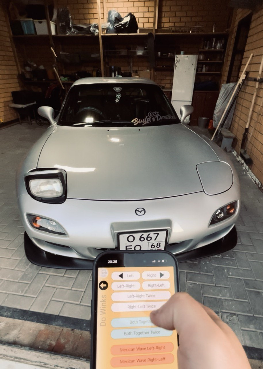 Sleepy eye mod — Mazda RX-7 (FD), 1,3 л, 1998 года | стайлинг | DRIVE2