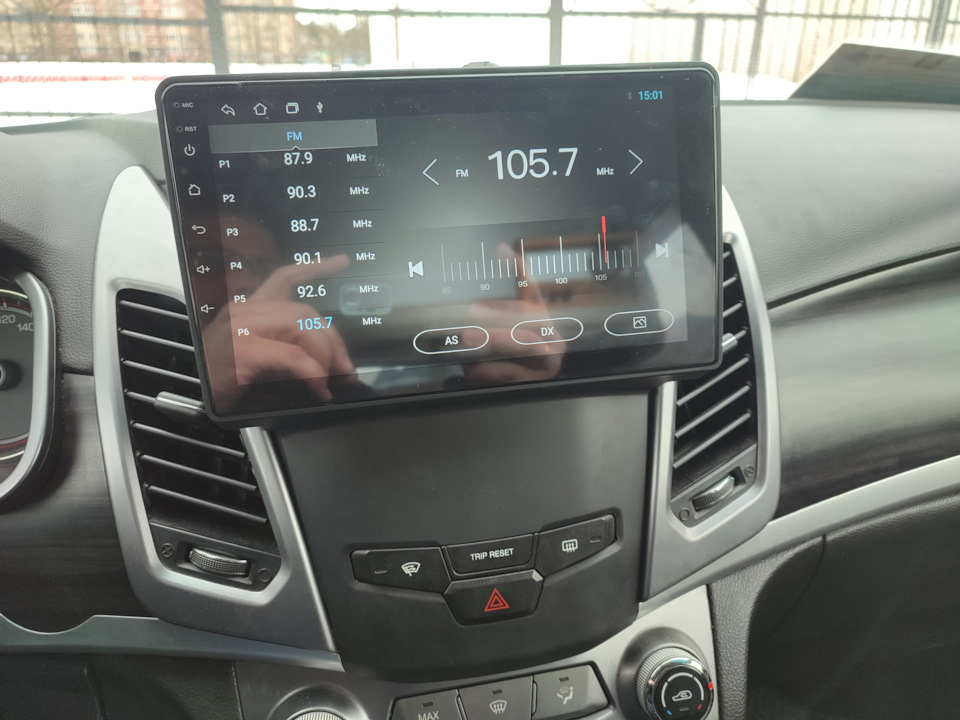 Новая магнитола на Android — SsangYong Actyon (2G), 2 л, 2013 года ...