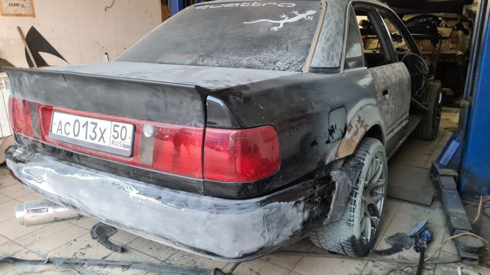Колхозинг бампера — Audi S6 (C4), 4,2 л, 1997 года | тюнинг | DRIVE2