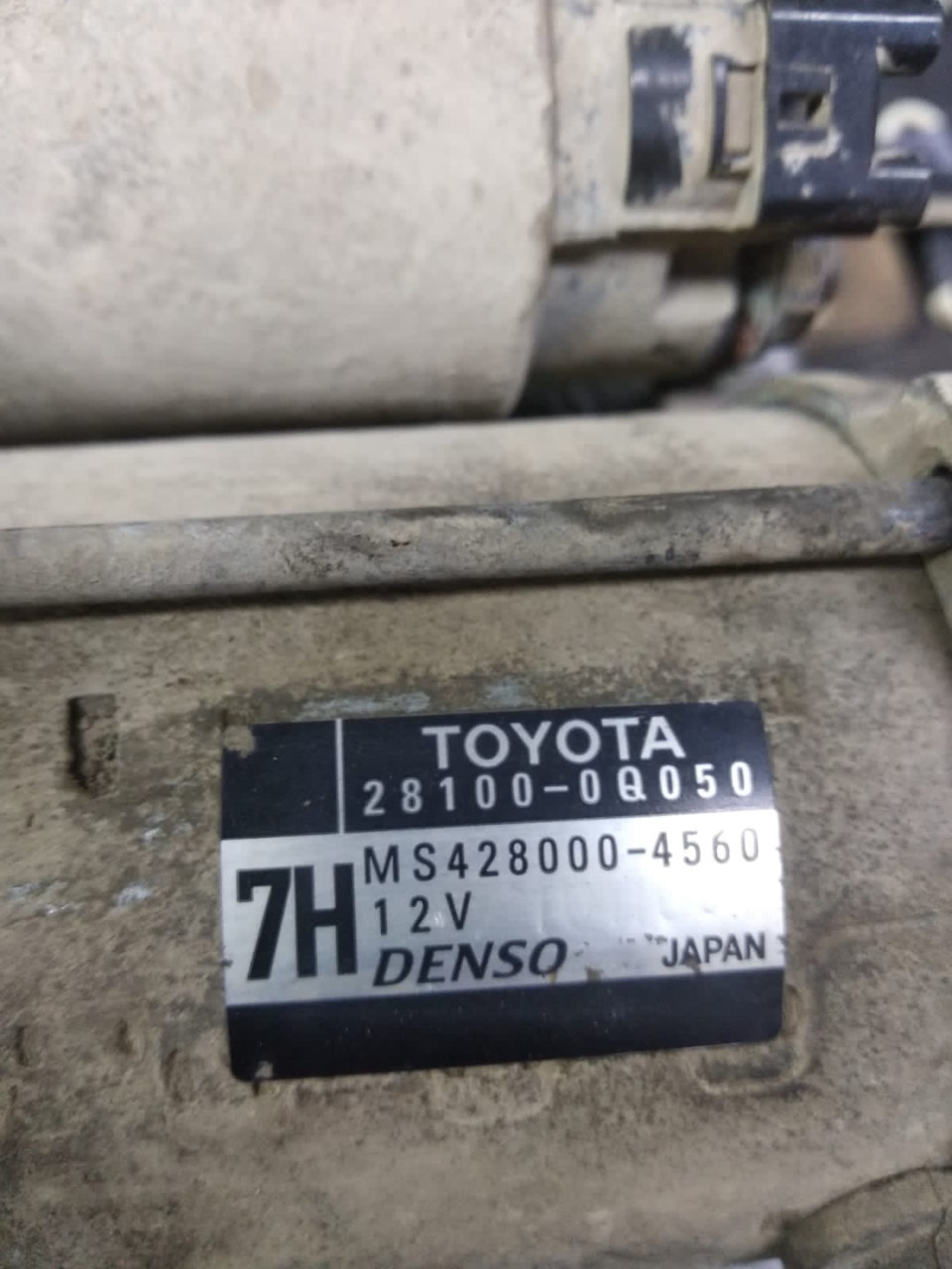 Ревизия стартера — Toyota Yaris (p2), 1 л, 2010 года | визит на сервис ...