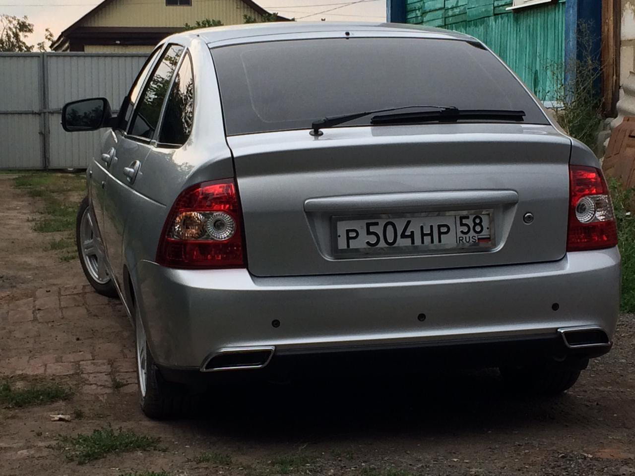 Новый задний бампер PRIORA 2 — LADA Приора хэтчбек, 1,6 л., 2010 года ...