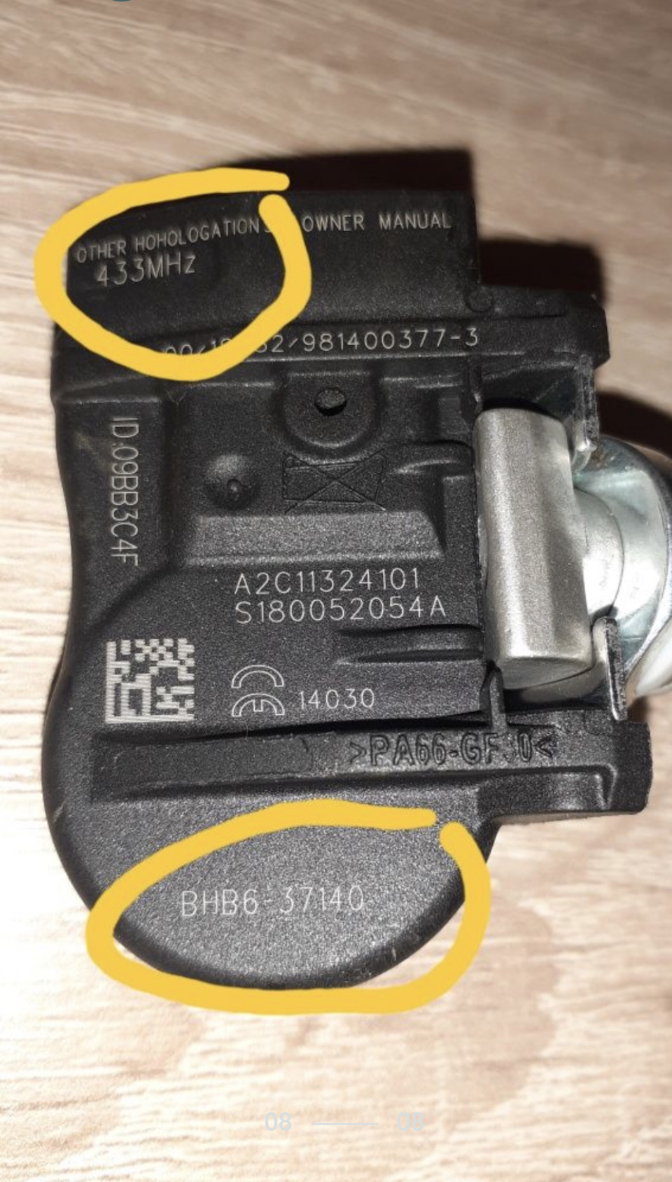 Датчики давления шин, нужна помощь — Mazda 6 (2G) GH, 2,5 л, 2009 года ...