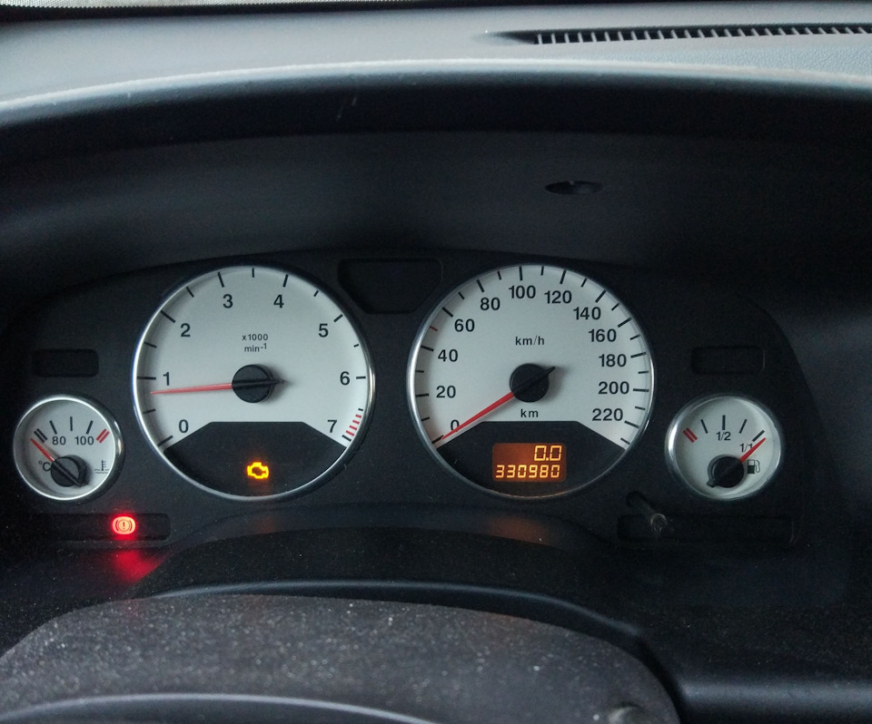 Неисправность датчика кислорода. — Opel Zafira A, 1,8 л, 2001 года ...