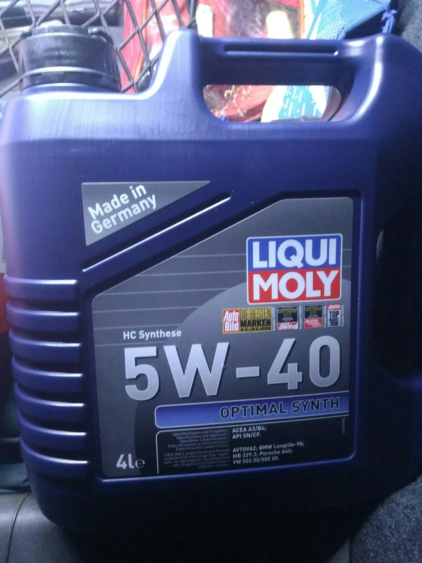 Liqui moly 5w40 optimal synth