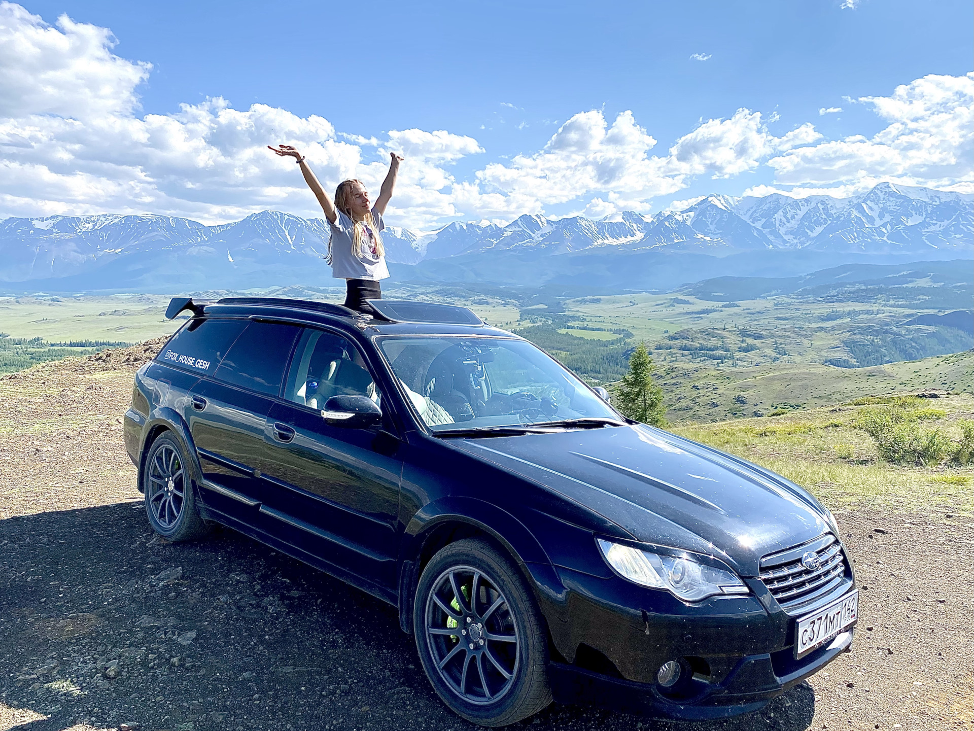 Трапеция дворников, масло, фаркоп и отдых в горном Алтае — Subaru Outback  (BP), 3 л, 2005 года | своими руками | DRIVE2