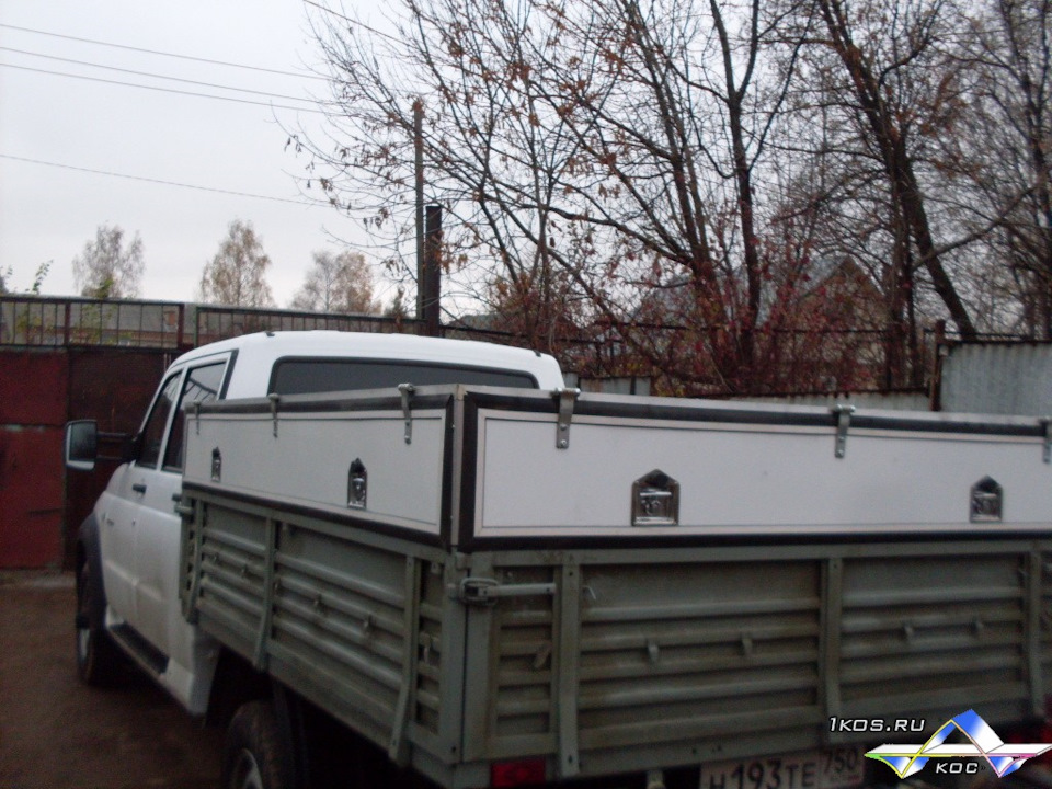 Кунг алюминиевый для "УАЗа Профи" с задней загрузкой нормальной высоты ...