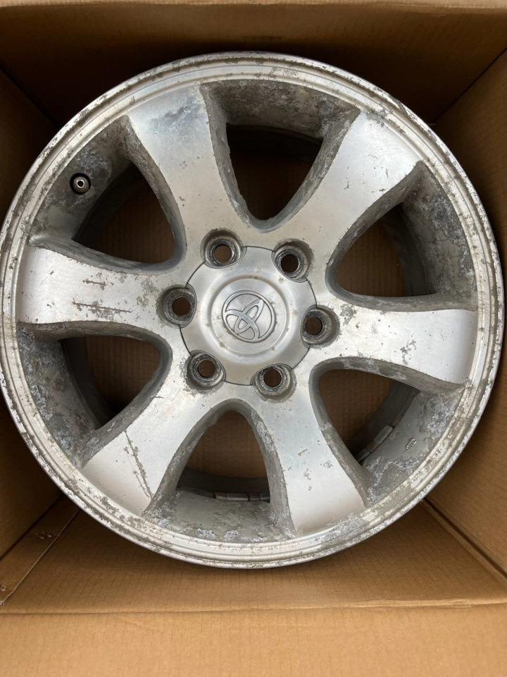 Литые диски Toyota 7,5Jx17 ET30 6x139,7 на Toyota Land Cruiser Prado ...