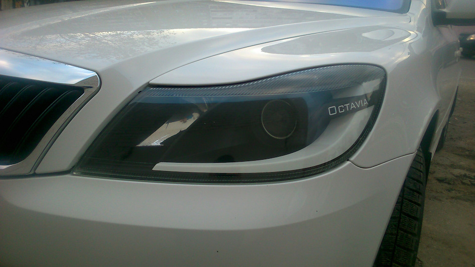 Обмен фарами, попытка 2 — Skoda Octavia A5 Mk2, 1,8 л, 2013 года ...