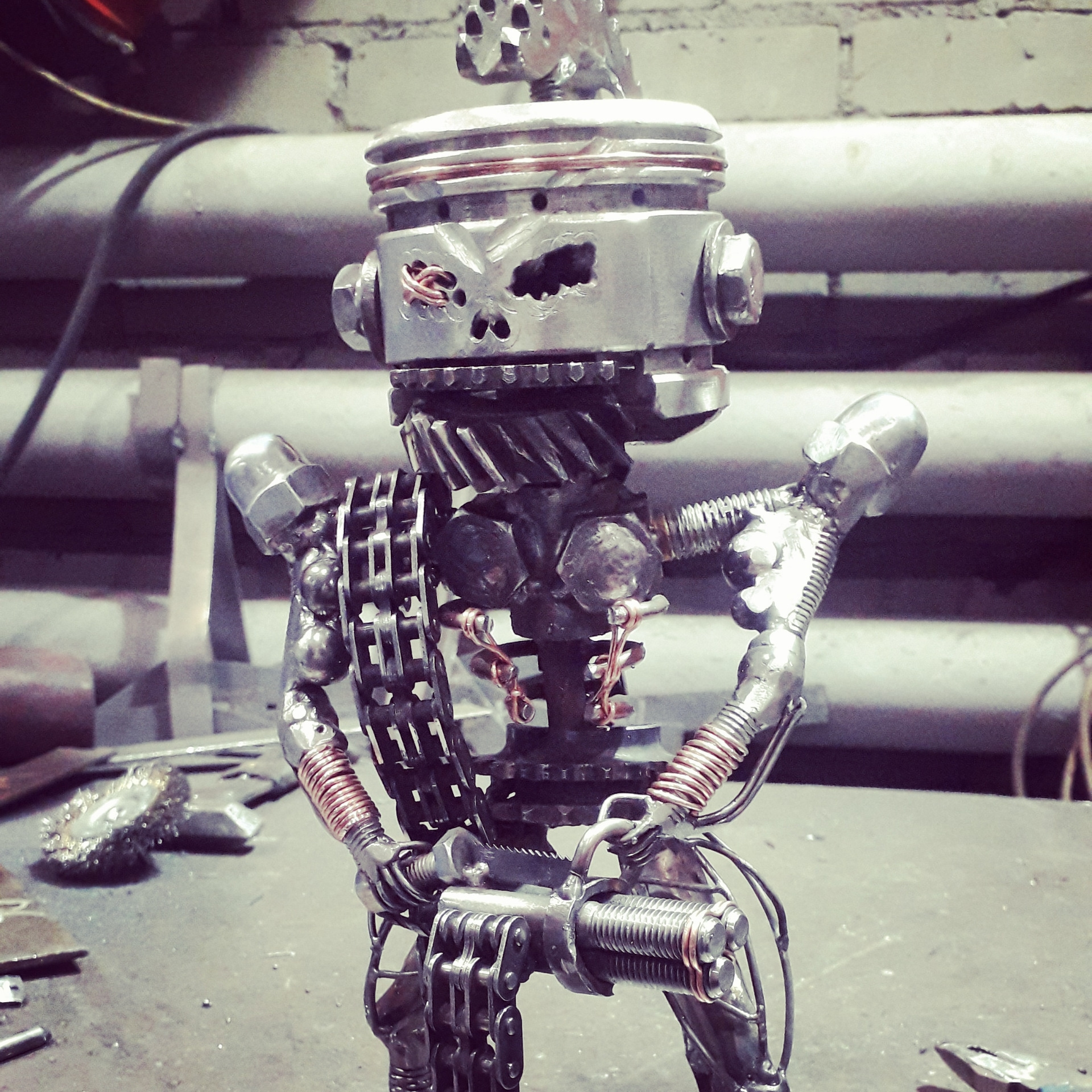 Робот скелет игрушка