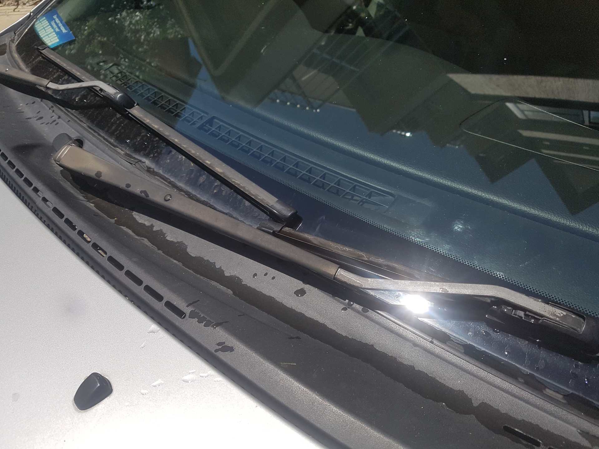 Замена дворников на большего размера — Toyota Corolla (120), 1,5 л ...