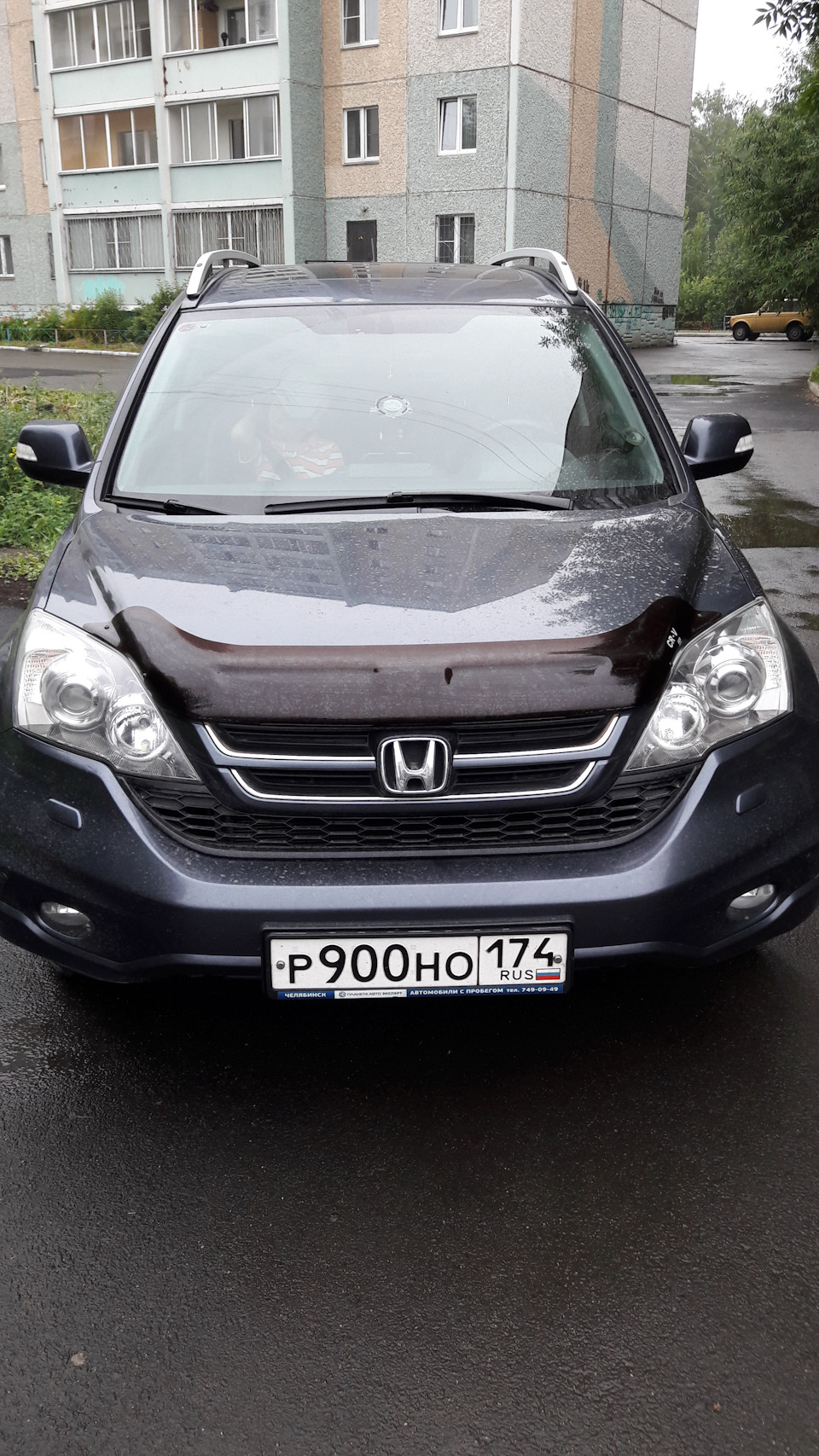 Дефлектор капота EGR — Honda CR-V (RE), 2,4 л, 2011 года | аксессуары |  DRIVE2