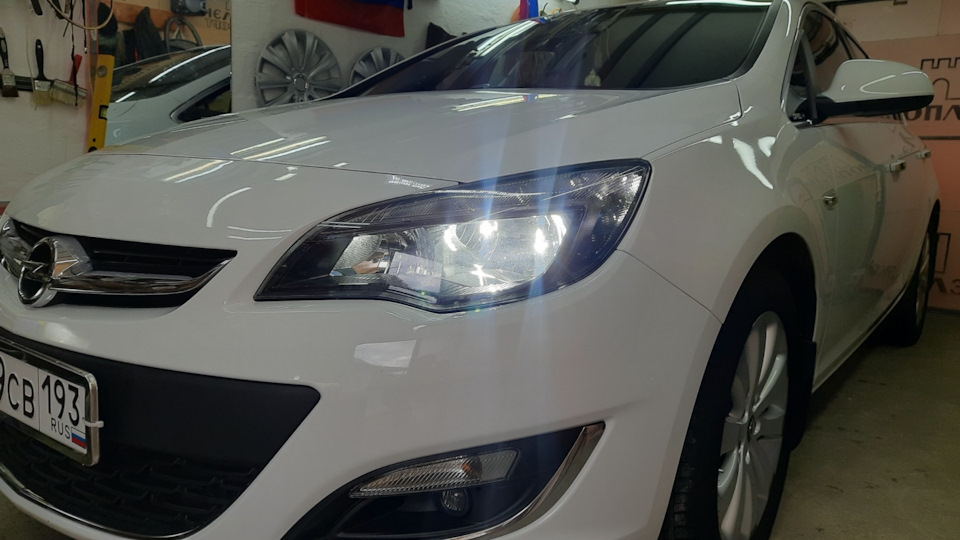 LED в дальний — Opel Astra J, 1,6 л, 2013 года | электроника | DRIVE2