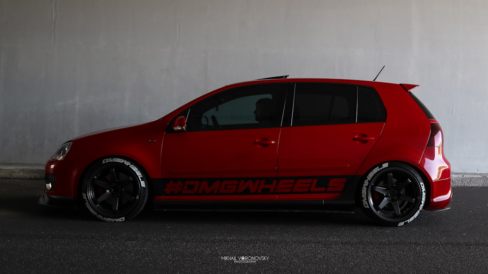Volkswagen Golf GTI Red and Black