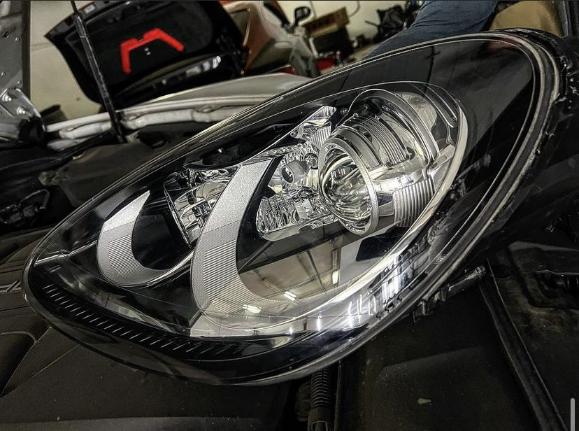 установка билед линз Порше Каен 958 — Procarstudio.ru на DRIVE2