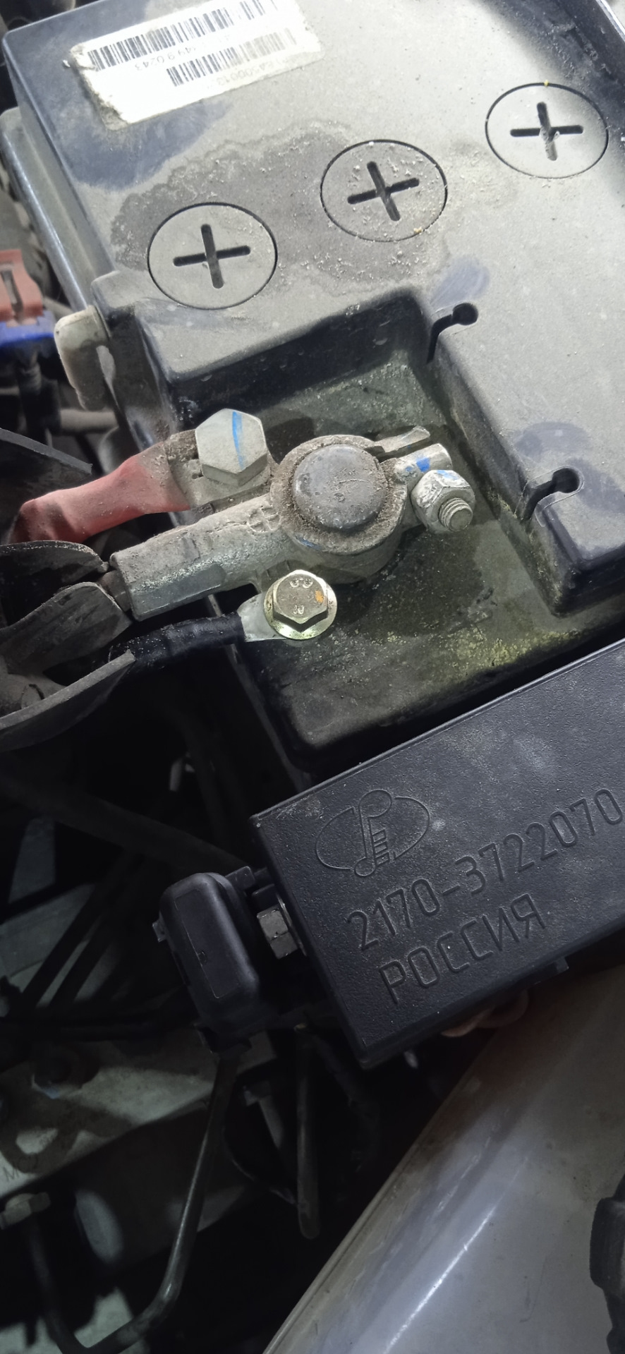 Розетка в багажник — Lada Гранта Лифтбек (2-е поколение), 1,6 л, 2019 ...