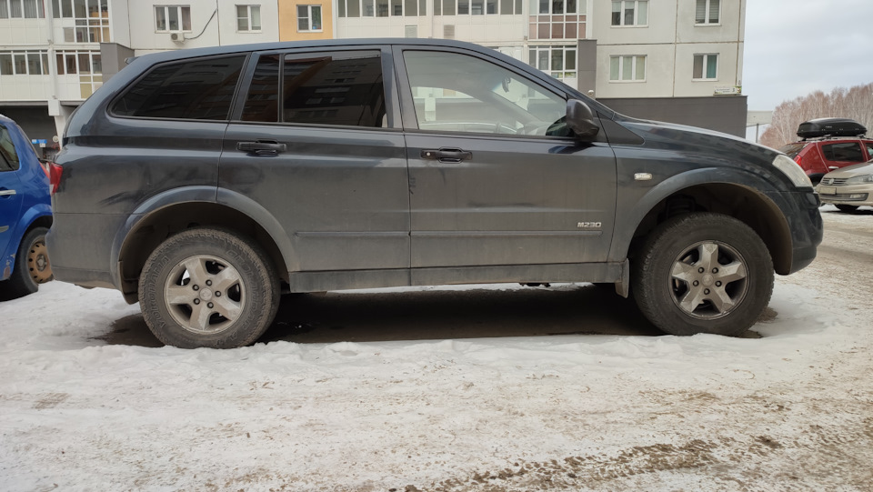 Зимние колеса. — SsangYong Kyron, 2,3 л, 2014 года | шины | DRIVE2