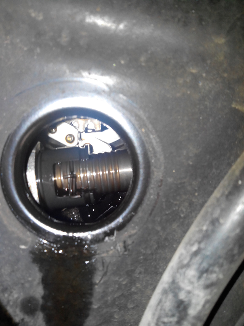 Проверка растяжения цепи ГРМ octavia a5 1,8 tsi — Skoda Octavia A5 Mk2 ...