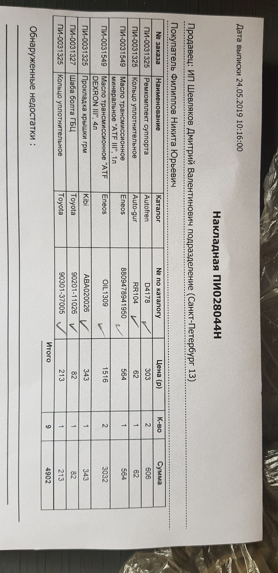 8809478941950 Масло ENEOS DEXRON III 0,94л ENEOS | Запчасти на DRIVE2