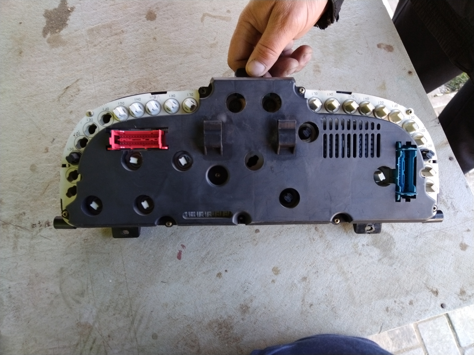 панель приборов лагуна 1