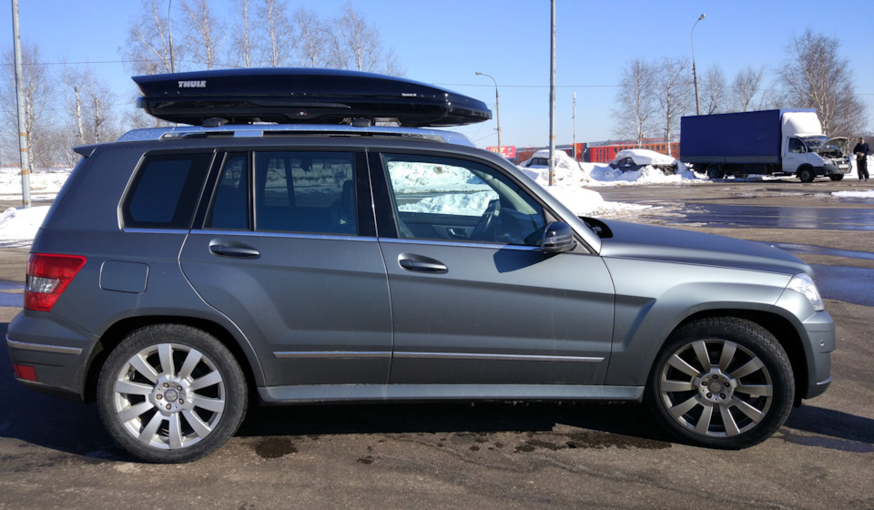 Thule Dynamic M 800 длиной 206 см — Mercedes-Benz GLK-Class (X204)