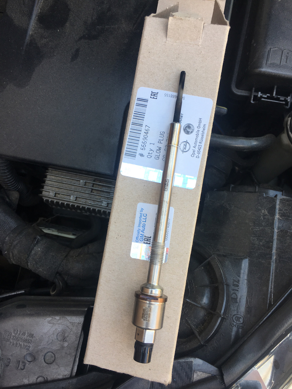 Фото в бортжурнале Opel Insignia (1G). Запчасти на фото: 55590467, 6S423