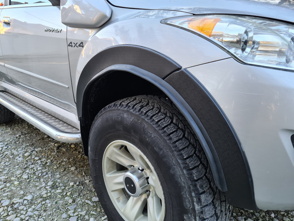 Накладки на арки Русская Артель и резиновые расширители ТЕХ-ТЕХ ...