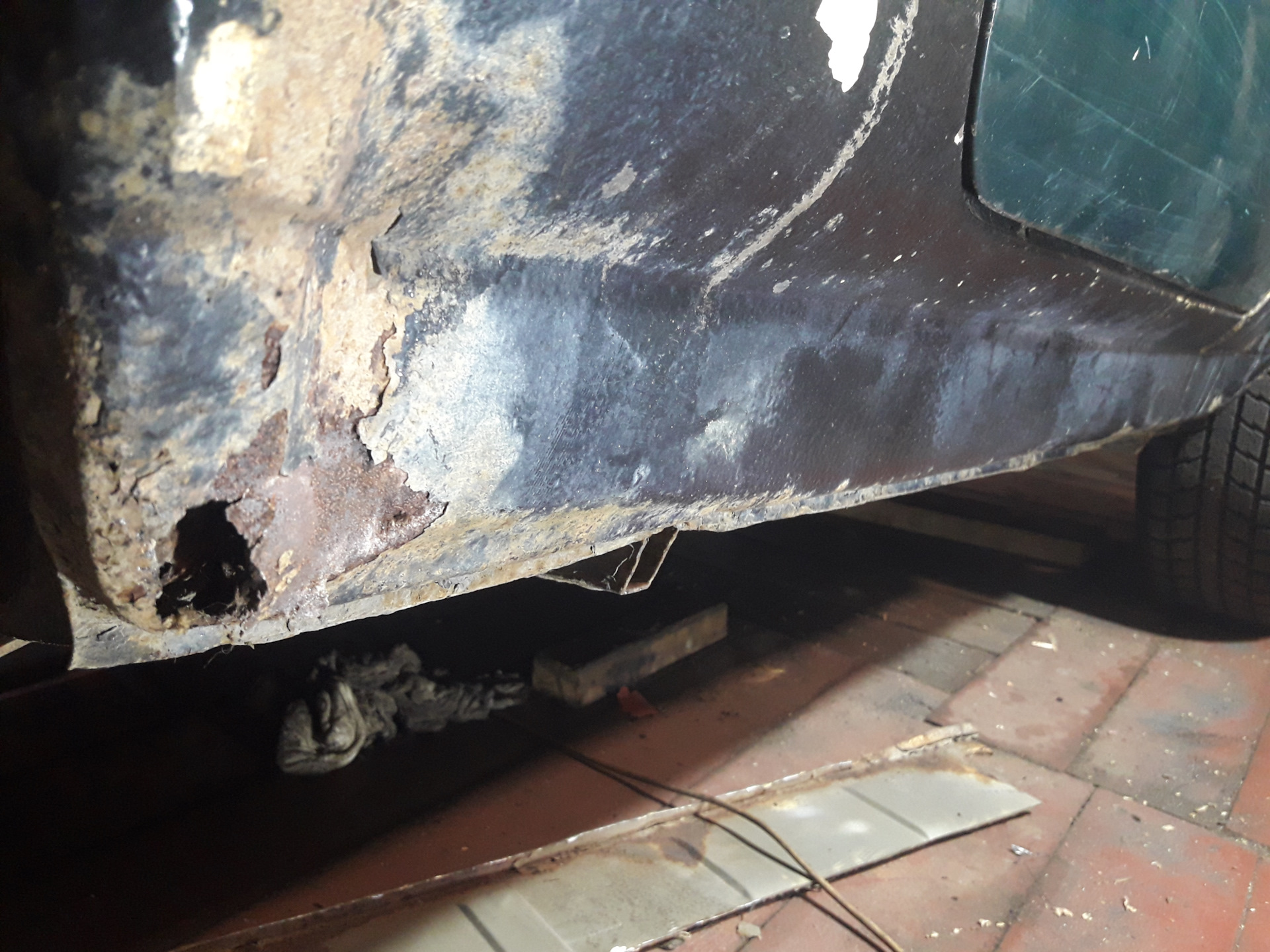 ♠Демонтаж крыльев и общая подготовка…ВАЗ 2121♠ — Lada 4x4 3D, 1,6 л ...