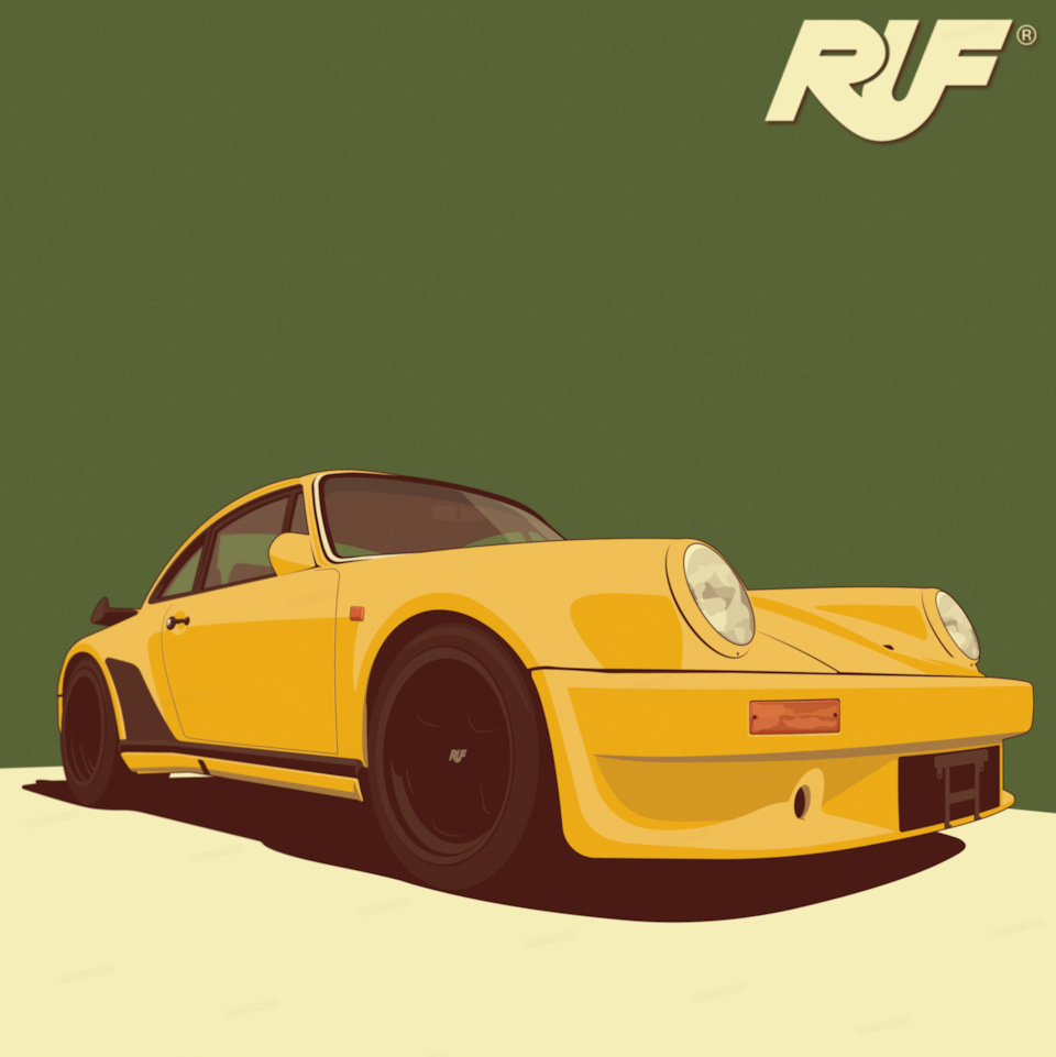 Рисунок Porsche RUF BTR — DRIVE2