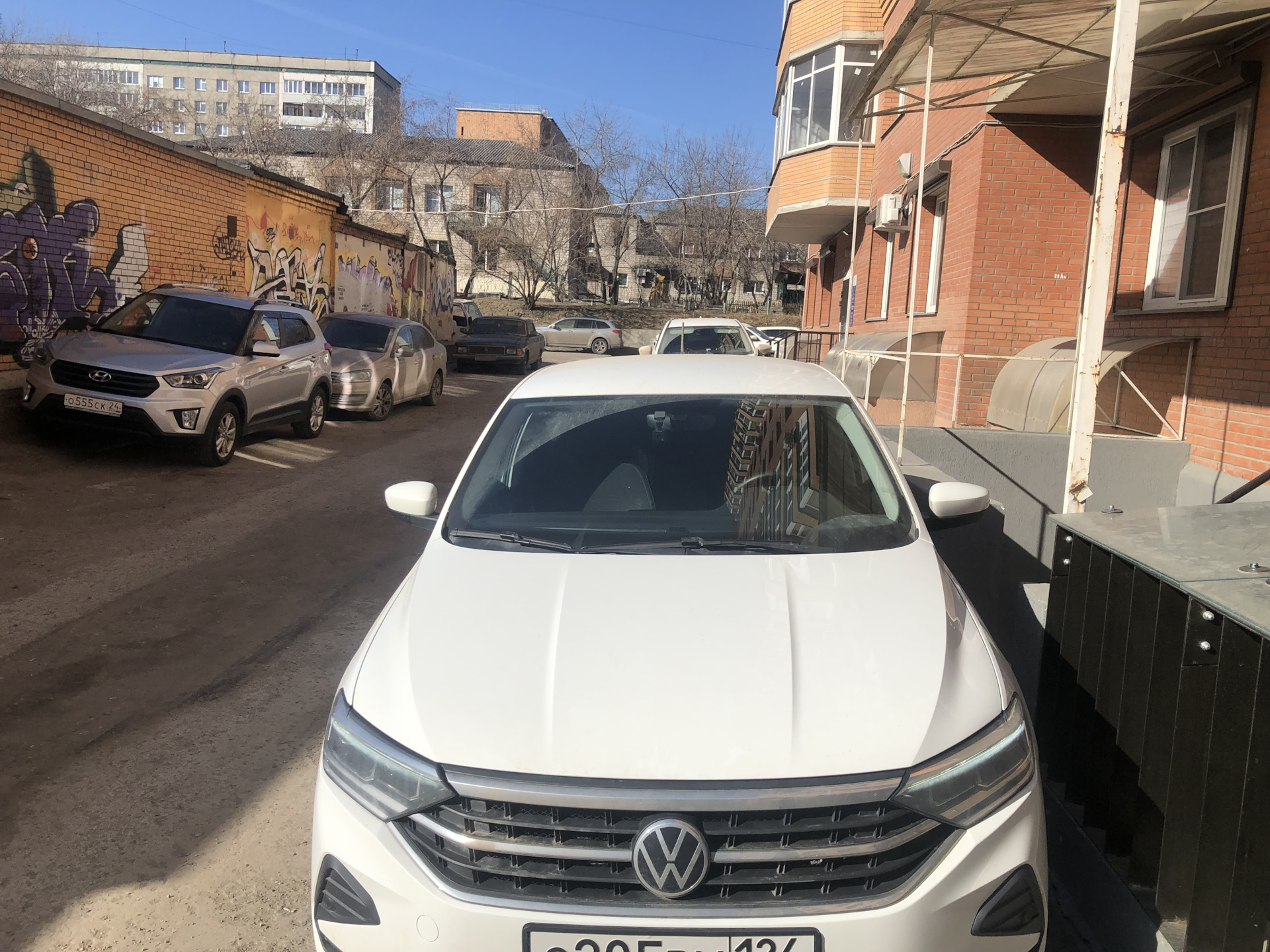 Тонировка в круг! — Volkswagen Polo liftback, 1,6 л, 2021 года ...