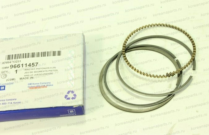 96611457 Кольцо поршневое GM | Запчасти на DRIVE2