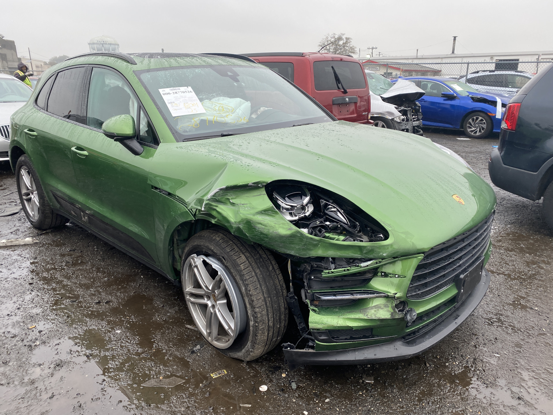 Интересно, признают тотальной или восстановимой? — Porsche Macan, 2 л, 2019  года | ДТП | DRIVE2