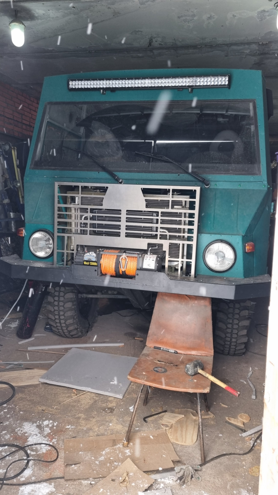 Кузовные работы #31 — Решетка радиатора — начало. — Steyr-Daimler-Puch  Pinzgauer712 6х6, 2,5 л, 1982 года | кузовной ремонт | DRIVE2