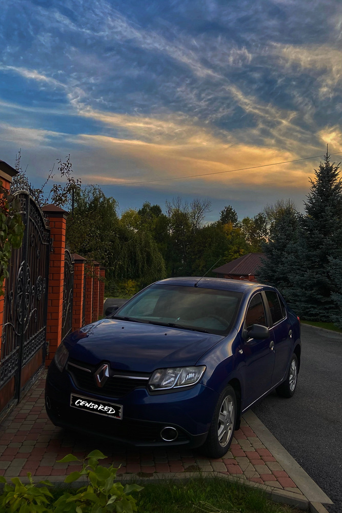 Полный привод! Шучу, не полный. — Renault Logan (2G), 1,6 л, 2014 года ...
