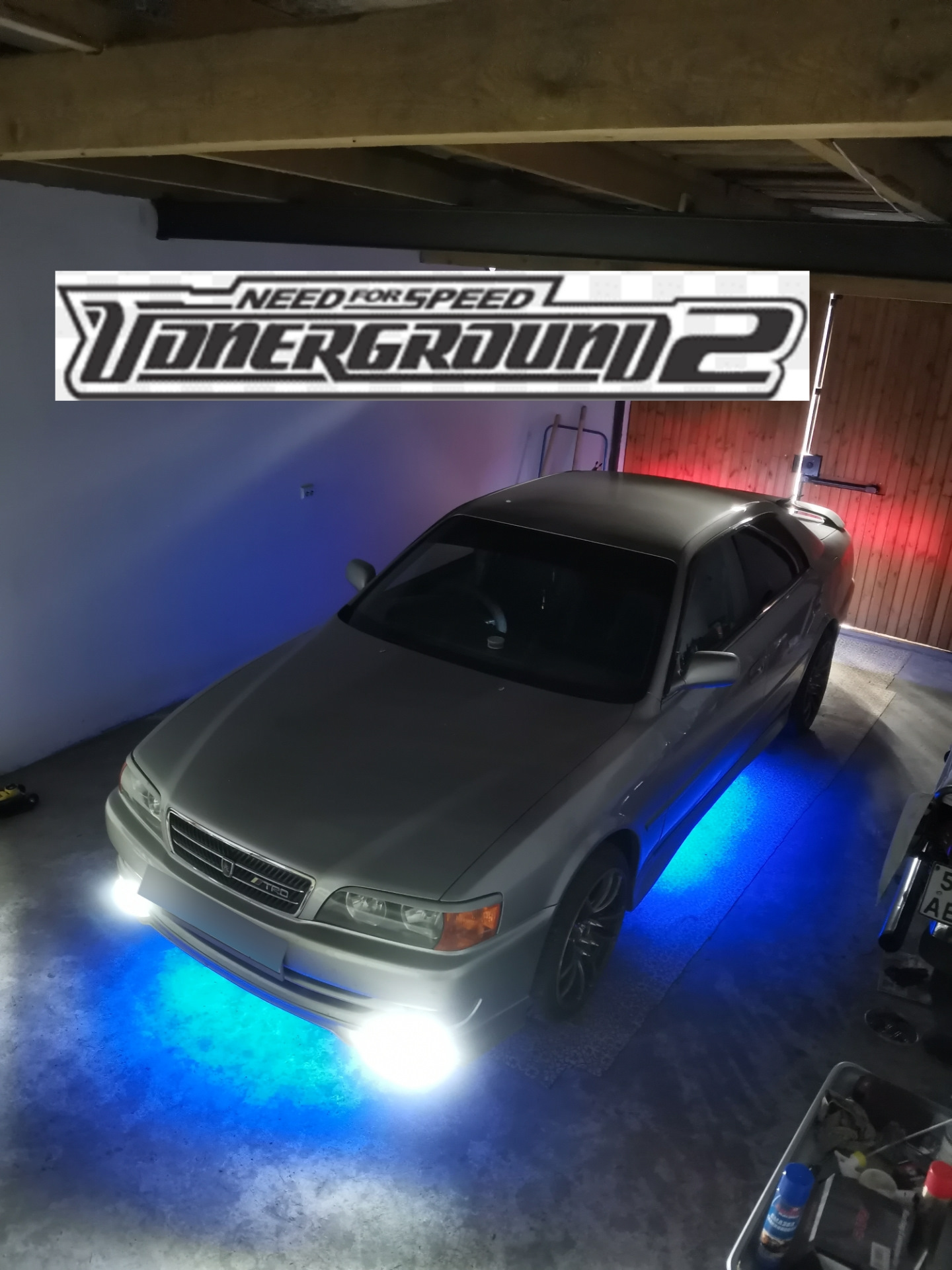 Подсветка в стиле Need For Speed — Toyota Chaser (100), 2 л, 2000 года |  стайлинг | DRIVE2