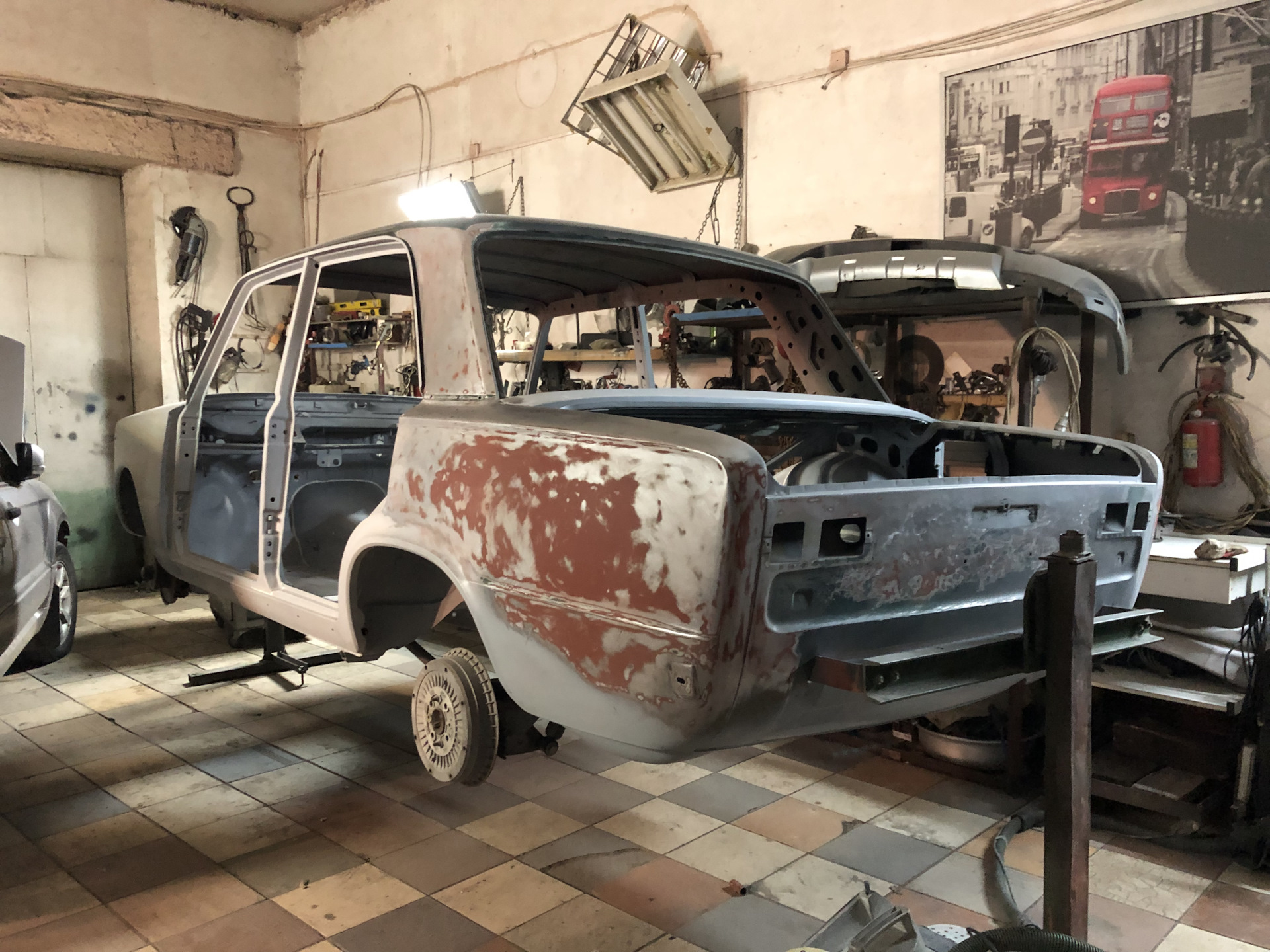 Промежуточные итоги по малярным работам. — Lada 2101, 1,2 л, 1970 года ...