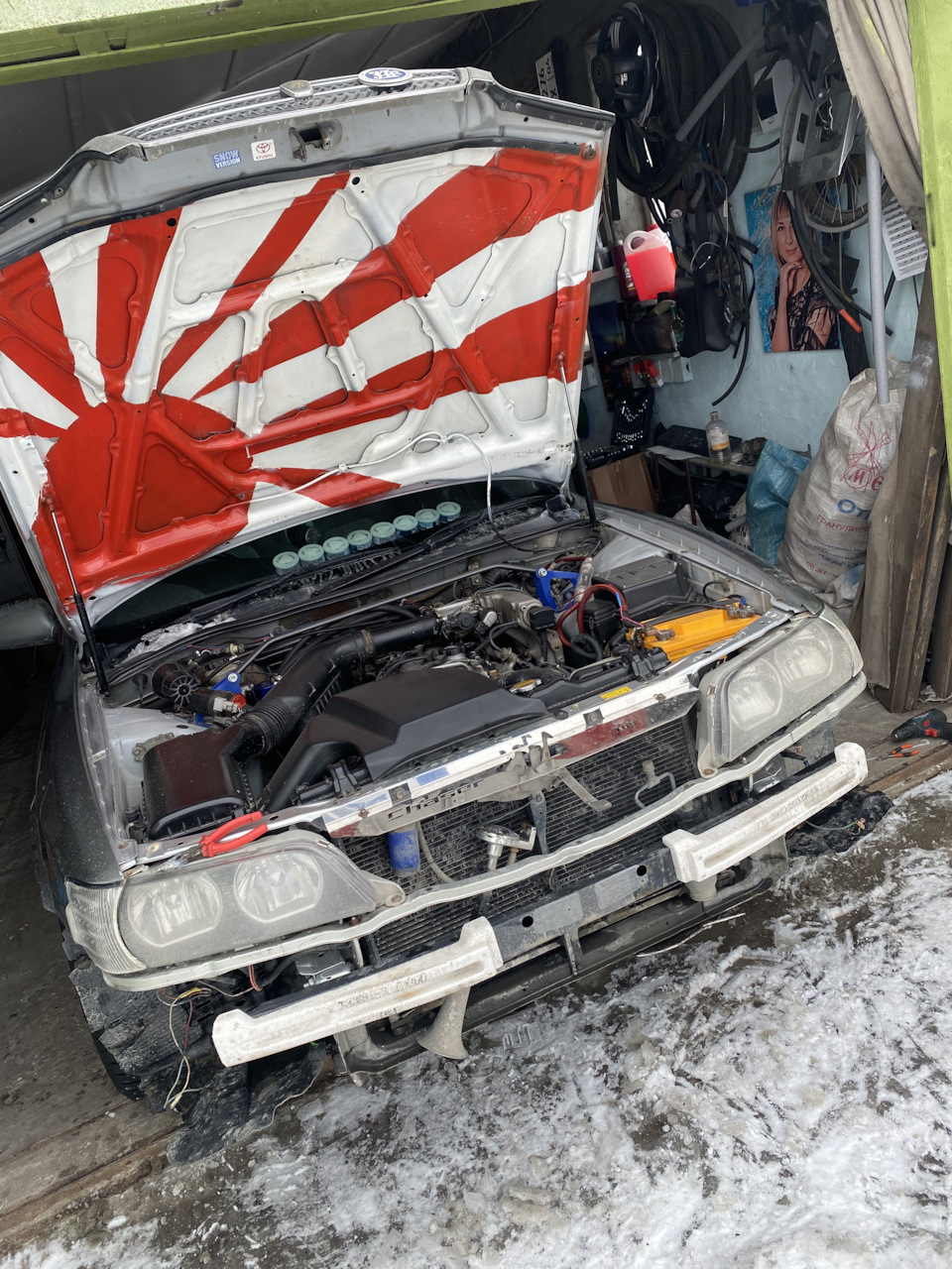 Установка Бампера и Абсорбер под передний бампер (он же пенопласт) — Toyota  Chaser (100), 2 л, 1998 года | кузовной ремонт | DRIVE2