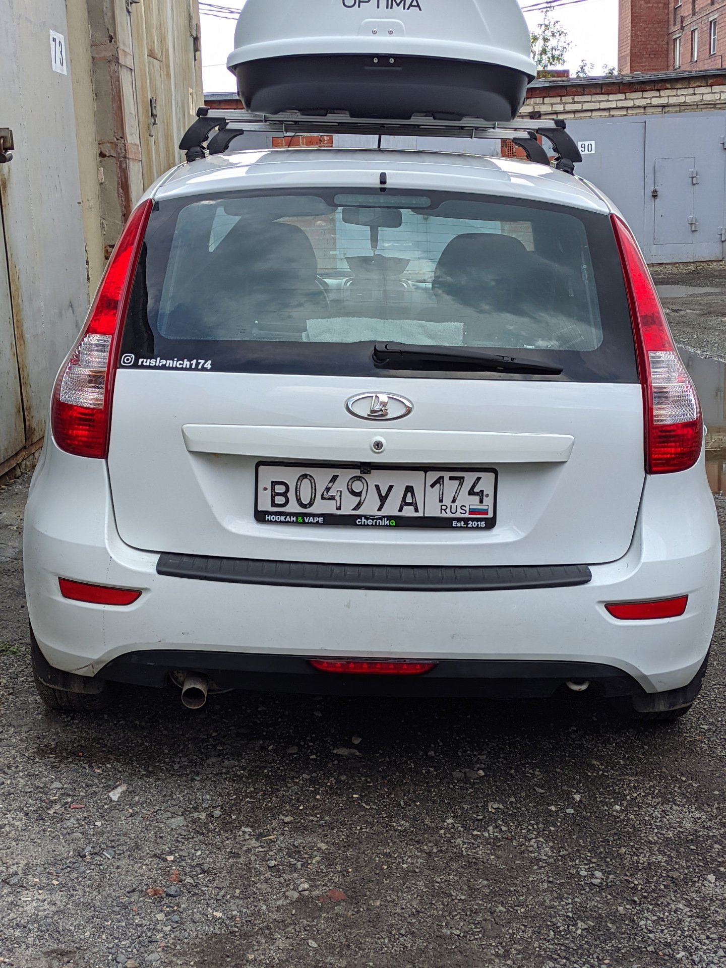 Задняя птф от весты — Lada Калина 2 хэтчбек, 1,6 л, 2014 года ...