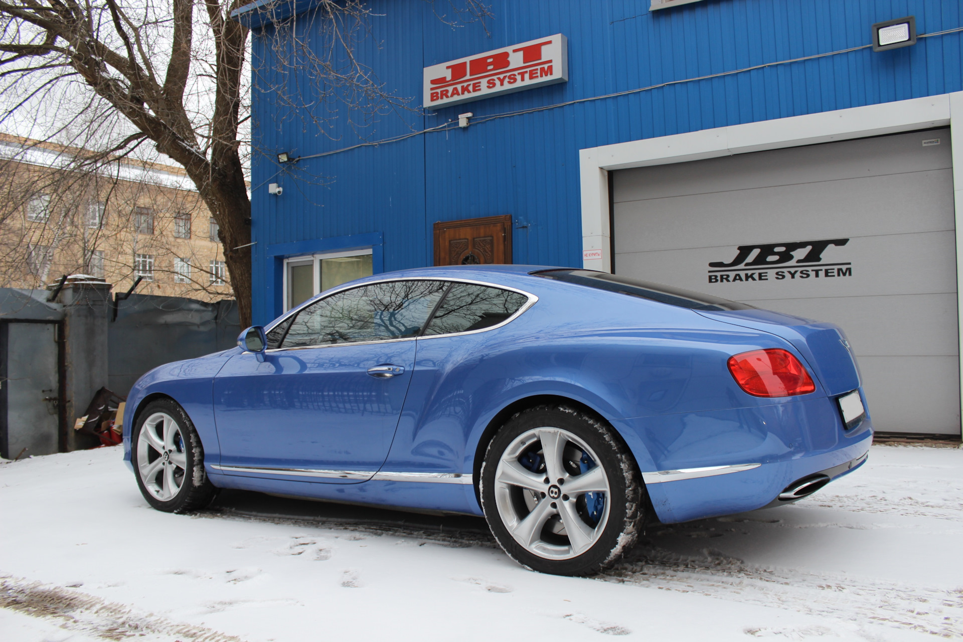 Continental gt синий матовый