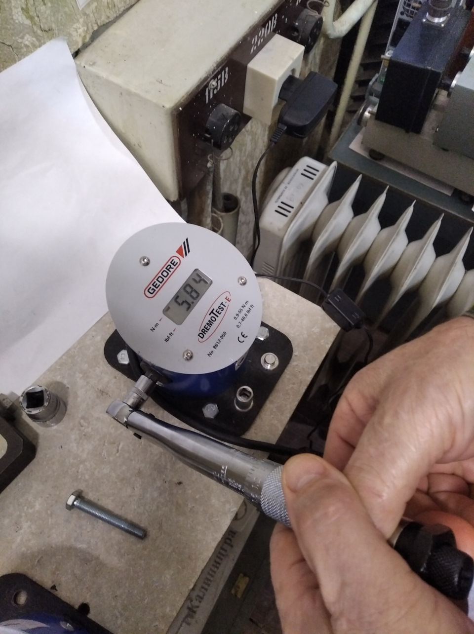 5,5 Нм — факт — 5,84 Нм — Opel Meriva (B). Запчасти на фото: N08612