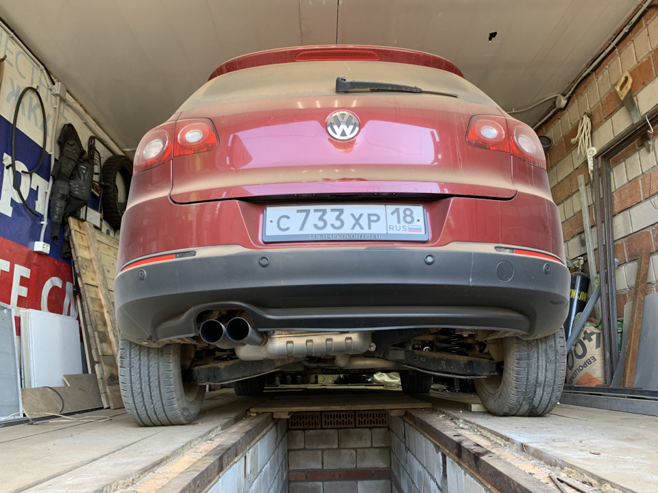 Замена задних пружин — Volkswagen Tiguan (1G), 2 л, 2010 года | поломка ...
