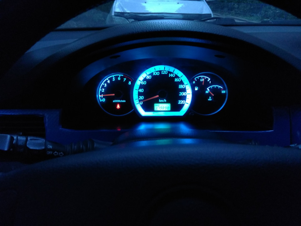 Пересвет приборной панели — Chevrolet Lacetti Sedan, 1,6 л, 2008 года ...