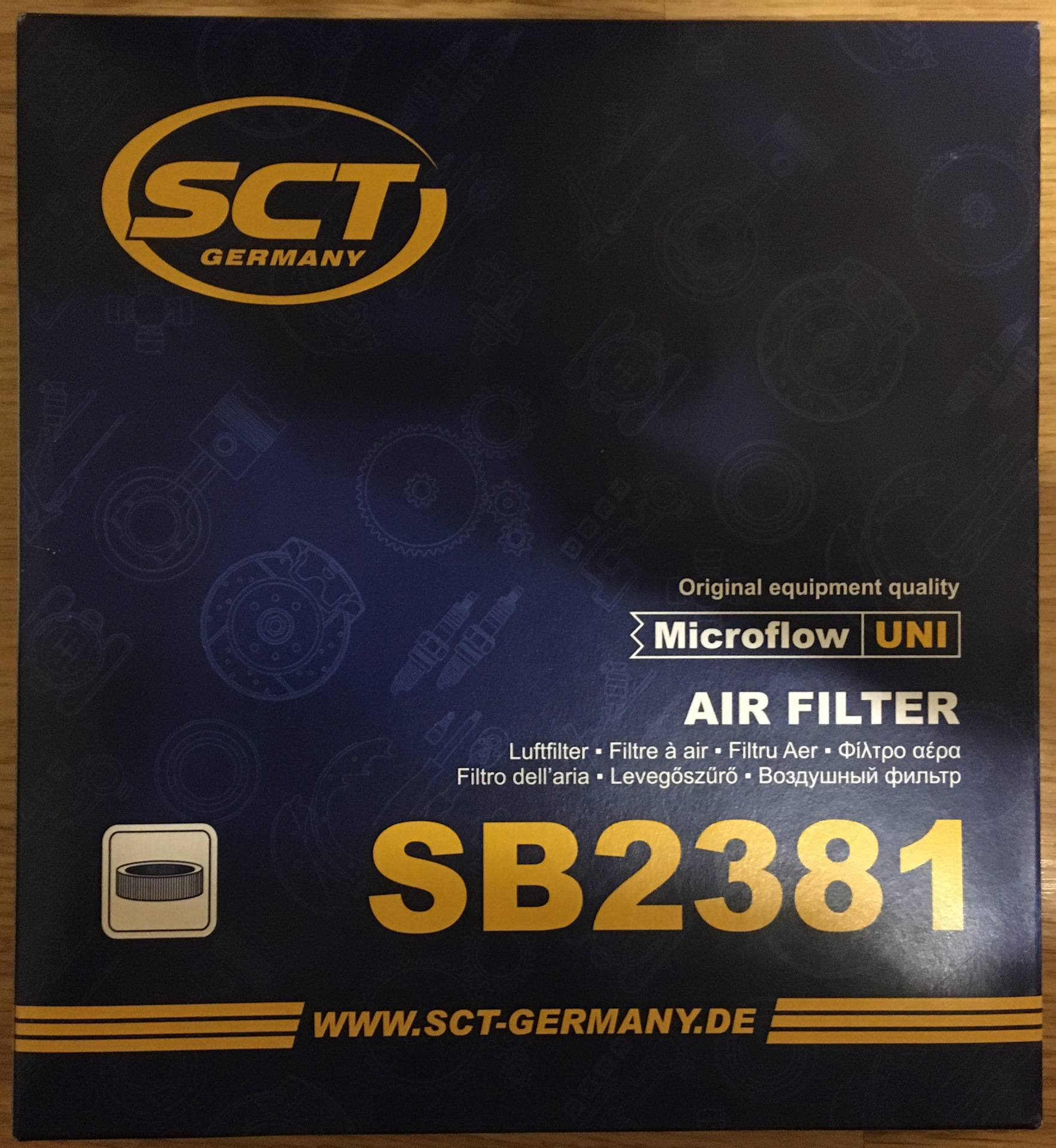 Воздушный фильтр SCT SB2381 для Octavia A7FL — Skoda Octavia A7 Mk3, 1 ...