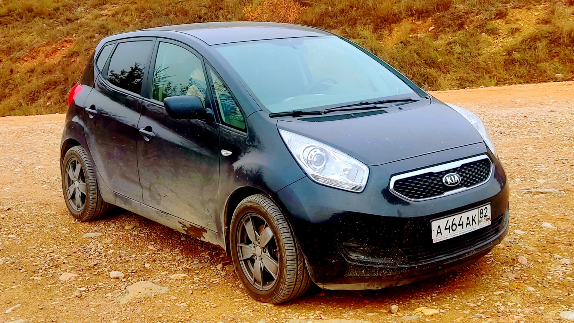 KIA Venga 1.4 дизельный 2013 | Черный тракторёнок на DRIVE2